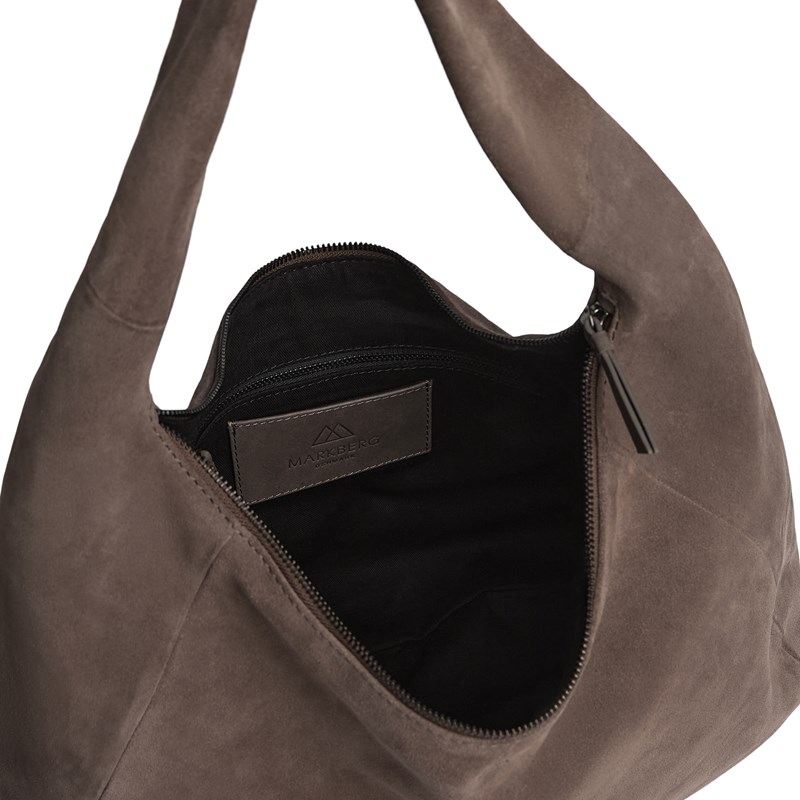 MARKBERG Skuldertaske SamaraMBG Suede Brun 5