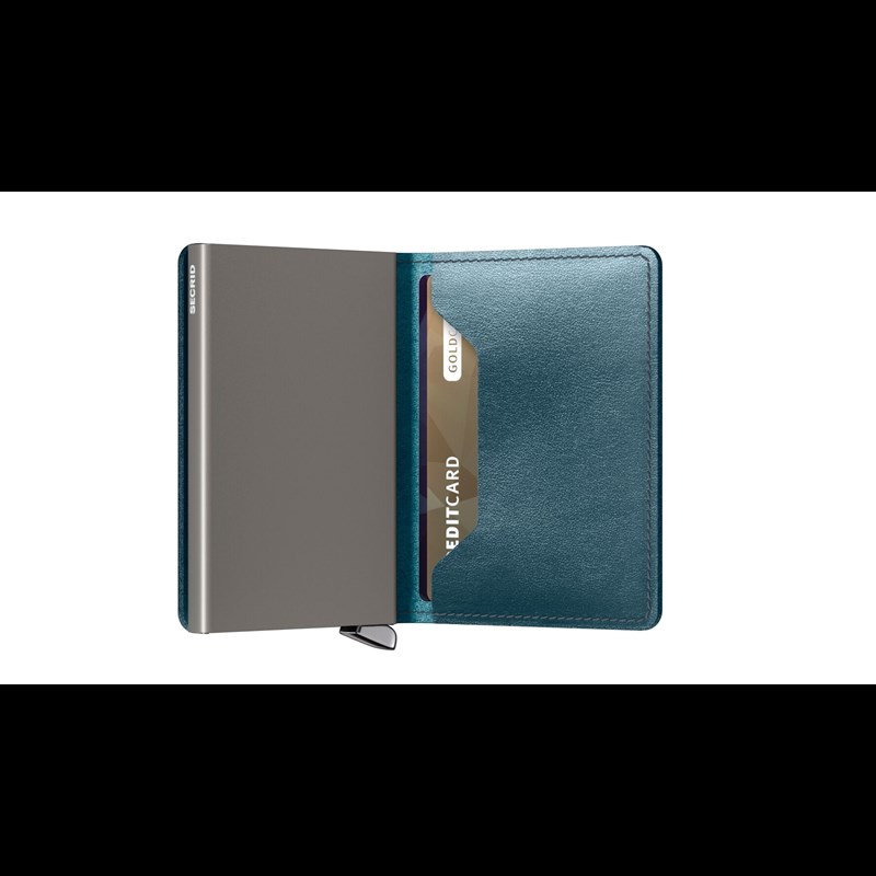 Secrid Kortholder Slimwallet Premium Petrol 4