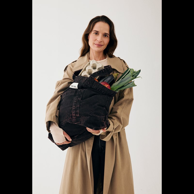 DAY ET Shopper Day Washed Denim  Mörk Bordeaux 4