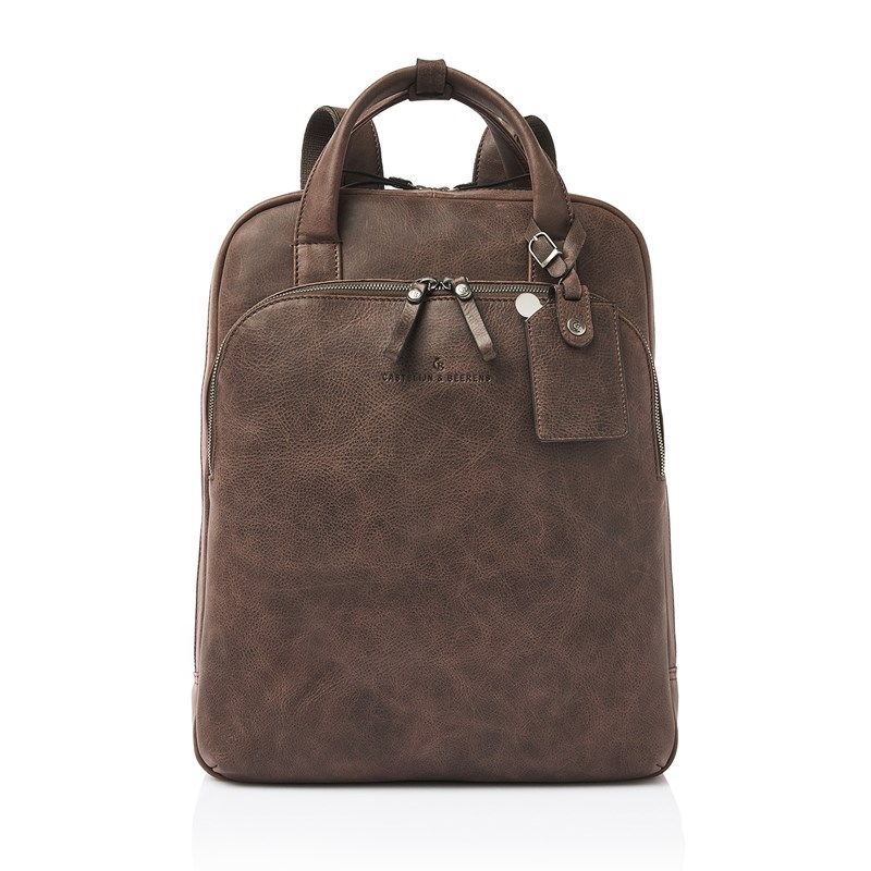 Castelijn & Beerens Ryggsäck RFID Mocca Brun 15" 1