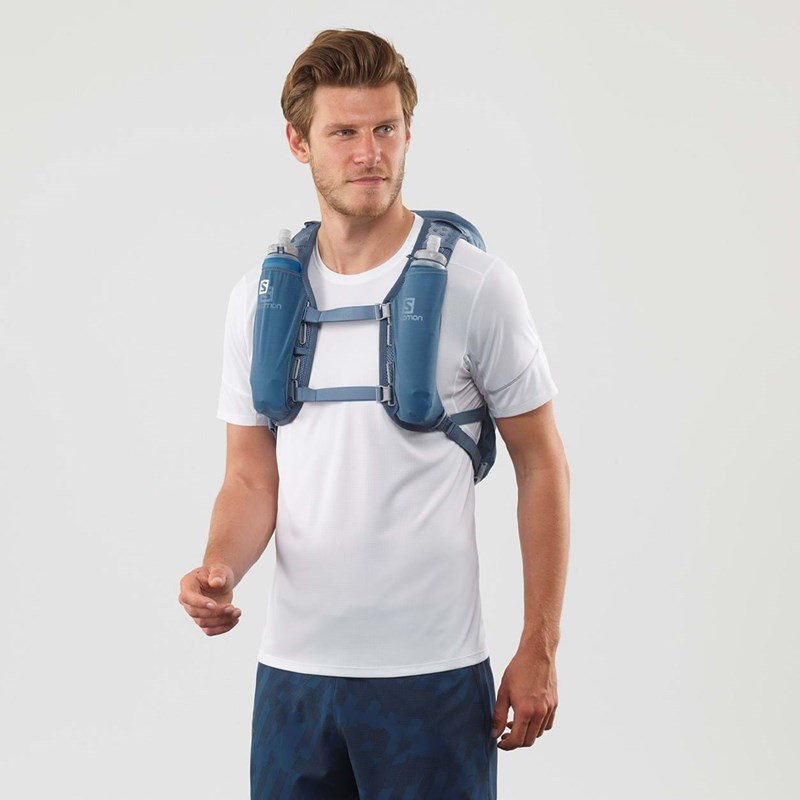 Salomon Løberygsæk Agile 12 Set Blå/lyseblå 4