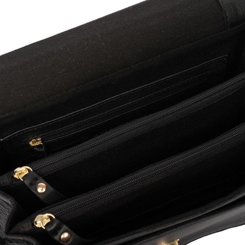 RE:DESIGNED Crossbody Alba Big Svart/Guld 3