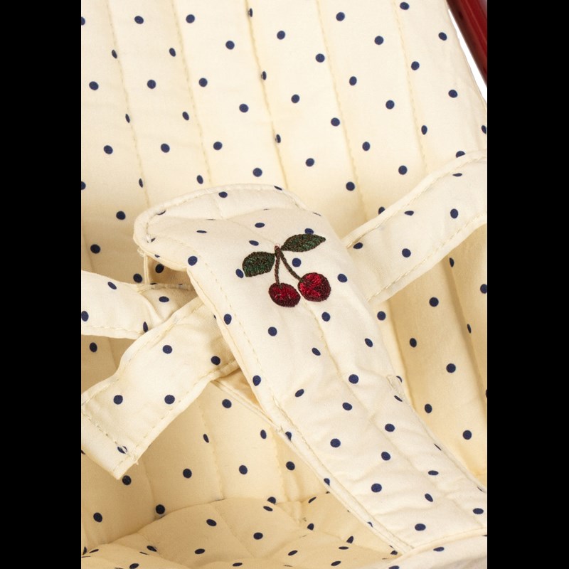 Konges Sløjd Docka barnvagn Estate Dot Röd/Vit 3