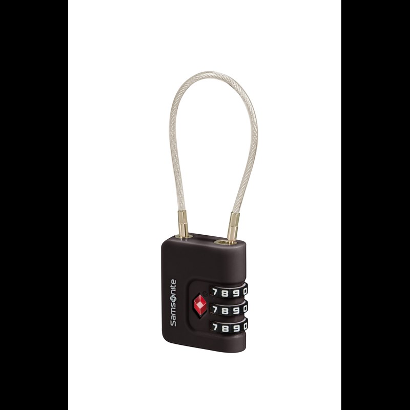 Samsonite TSA Kabellås Svart 3
