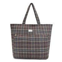 Conmé Shopper Andrea Check Wool Grå tern 1