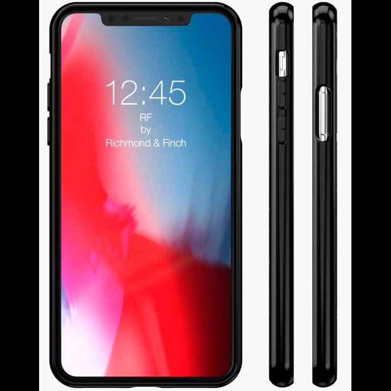 RF by Richmond&Finch Mobilcover Sort m/mønster iPhone X/XS 2
