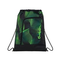 Satch Gymnastikpose Seismic Green Grøn mønster 1