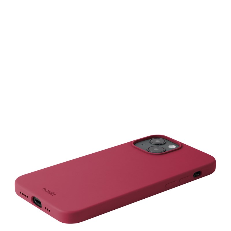 Holdit Mobilcover Red Velvet Röd Iphone 15 3