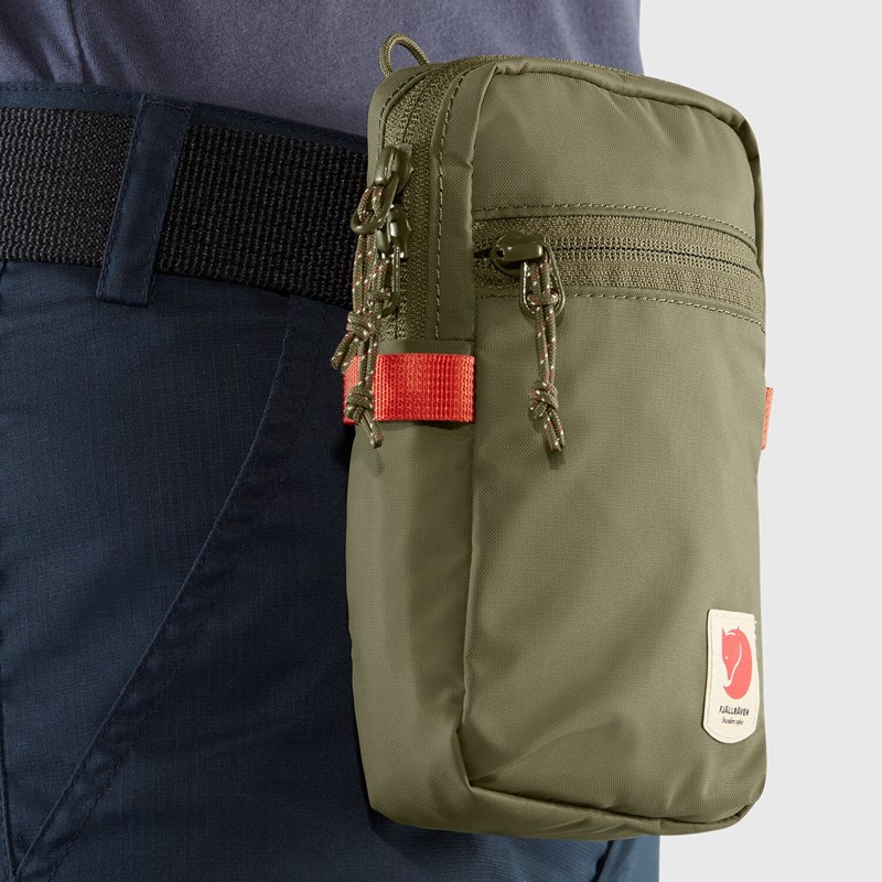 Fjällräven Axelväska High Coast Pocket Grön/Orange 7