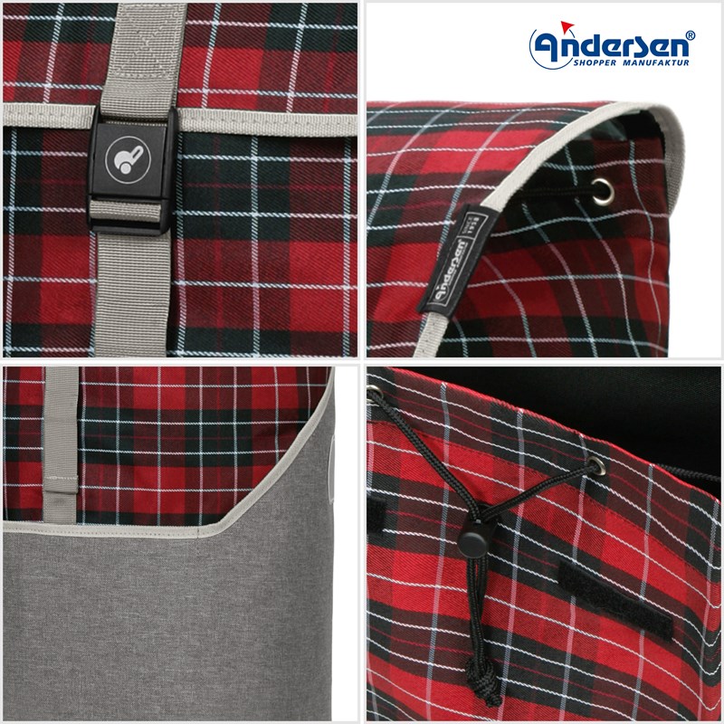 Andersen Shoppingvagn Scala Gese Grå/Röd 5