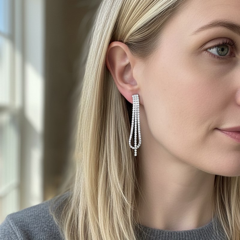 Conmé Øreringe London Sølv 5