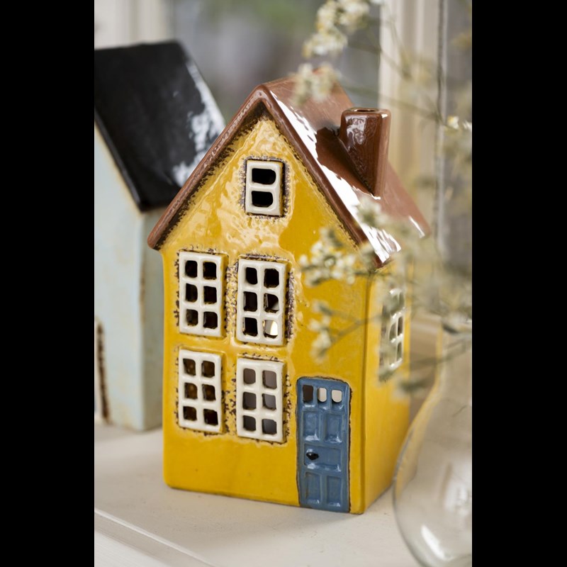 Ib Laursen Fyrfadsstage Hus Nyhavn  Gul 2
