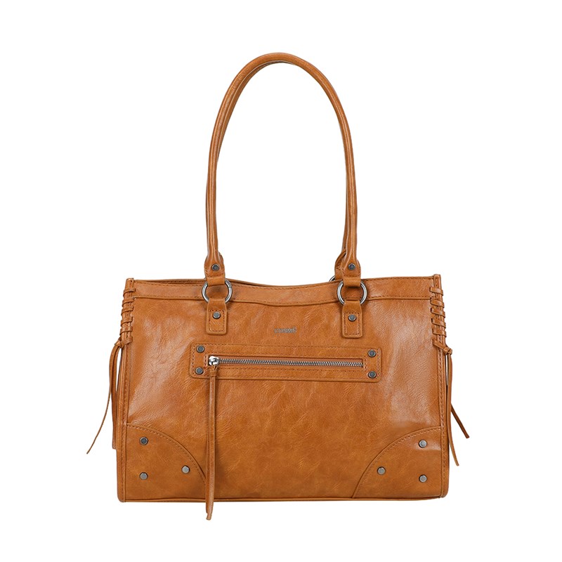 Conmé Shopper Lucy Cognac 14" 1