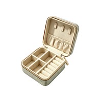 Conmé Smykkeskrin Olivia firkantet Beige Tern 1