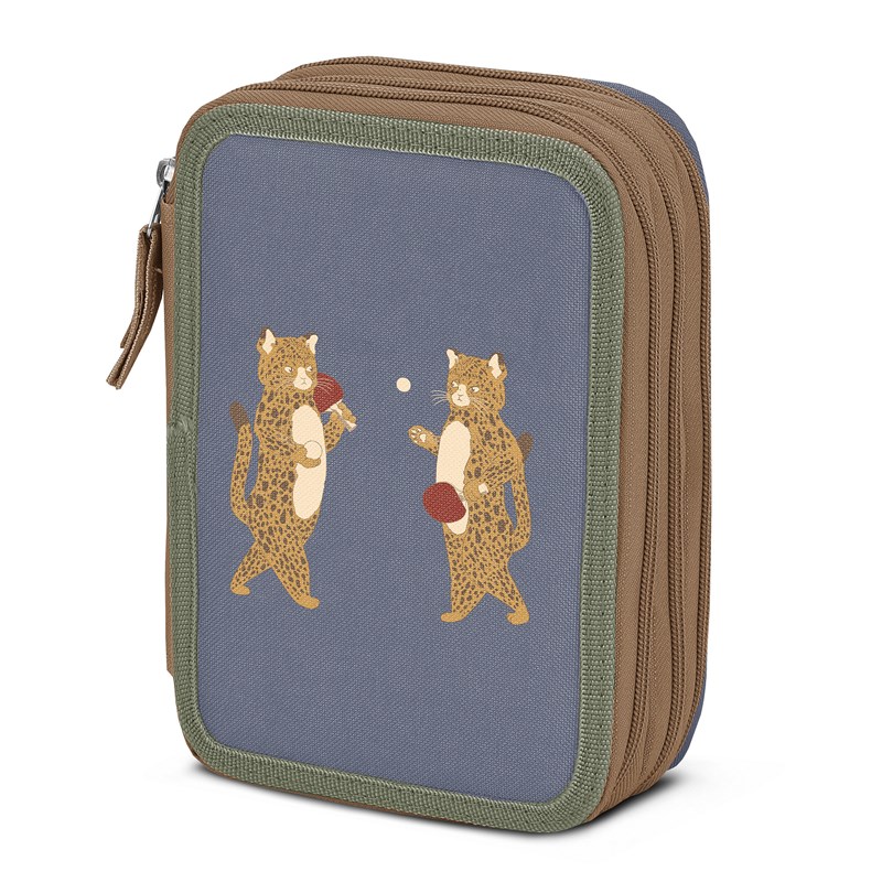 Konges Sløjd Nush penalhus Olivine Blå/Grøn 1