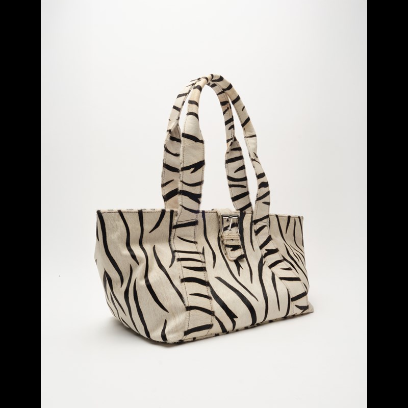 Núnoo Shopper Maxi Deluxe Sort strib 4