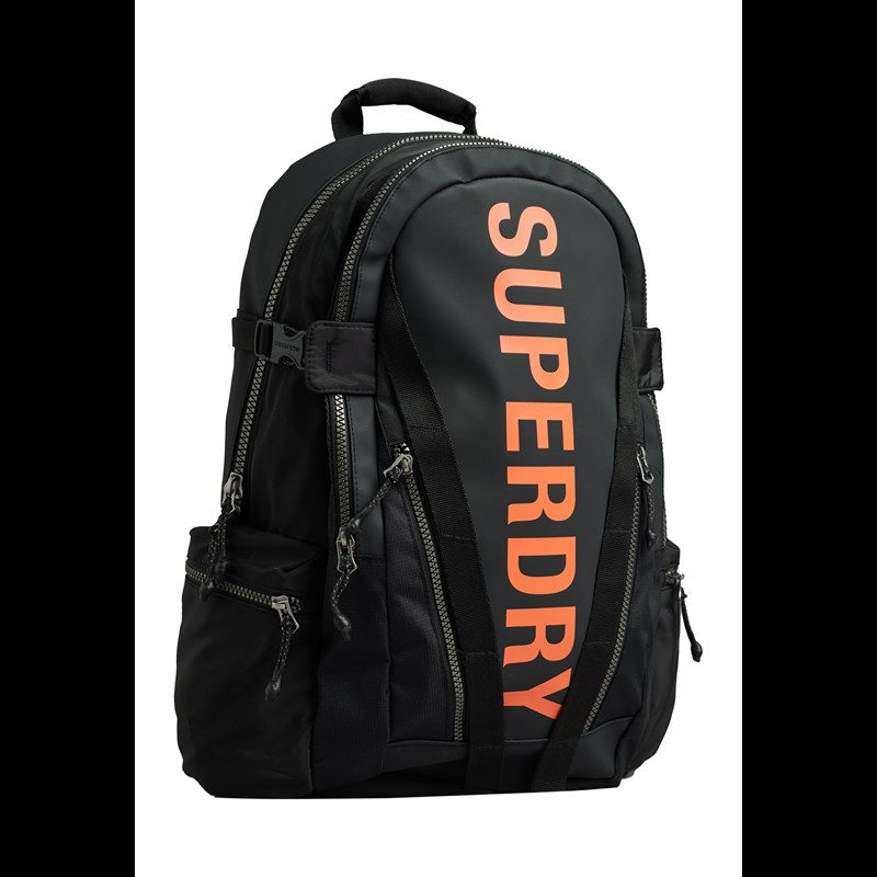 Superdry Ryggsäck Code MTN Tarp Svart/Orange 2