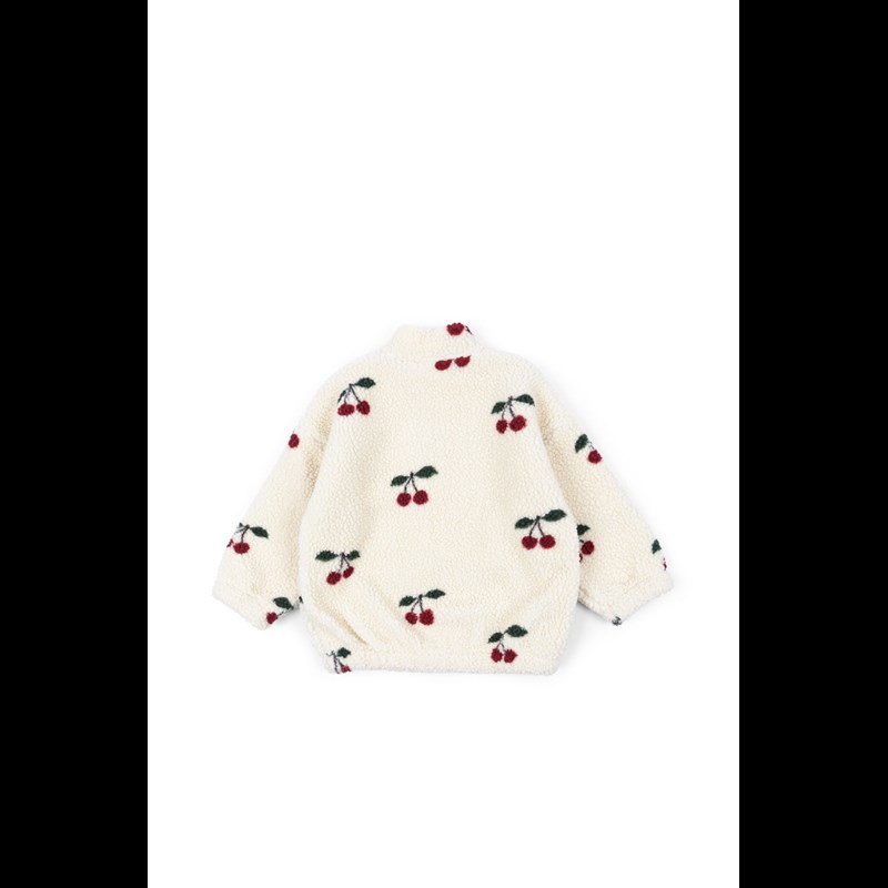 Konges Sløjd Jakke Jody Teddy Grande Cerise Multi 18 mdr. 2