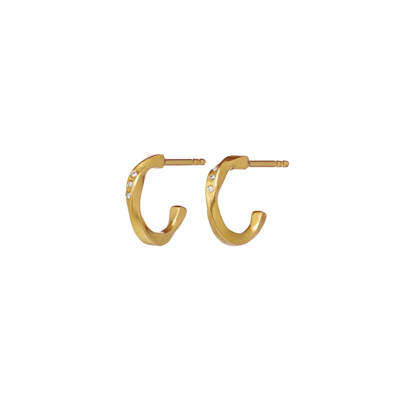 Maanesten Örhängen Echo Petite Guld 1