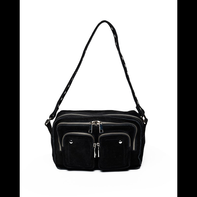 Núnoo Skuldertaske Ellie new suede Sort 3