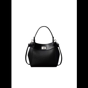 Calvin Klein Crossbody mix media turnlock Svart