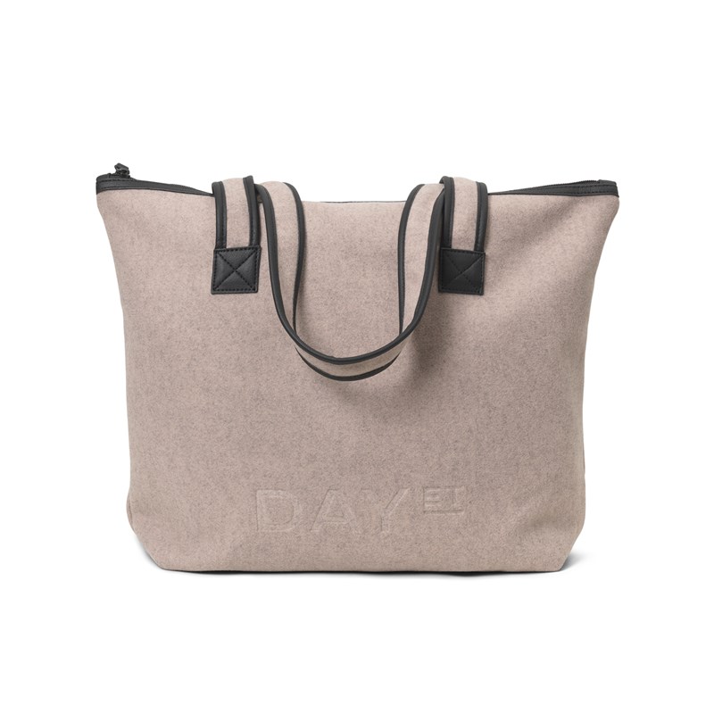 DAY ET Shopper Day Woolen M Brun 1