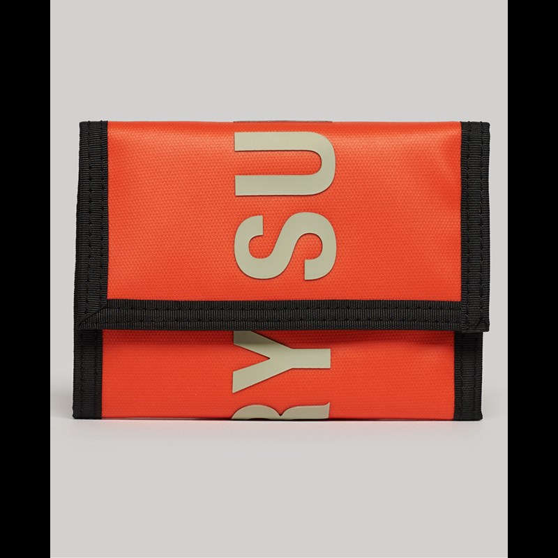 Superdry Pung Tarp Tri-Fold Wallet Orange 3