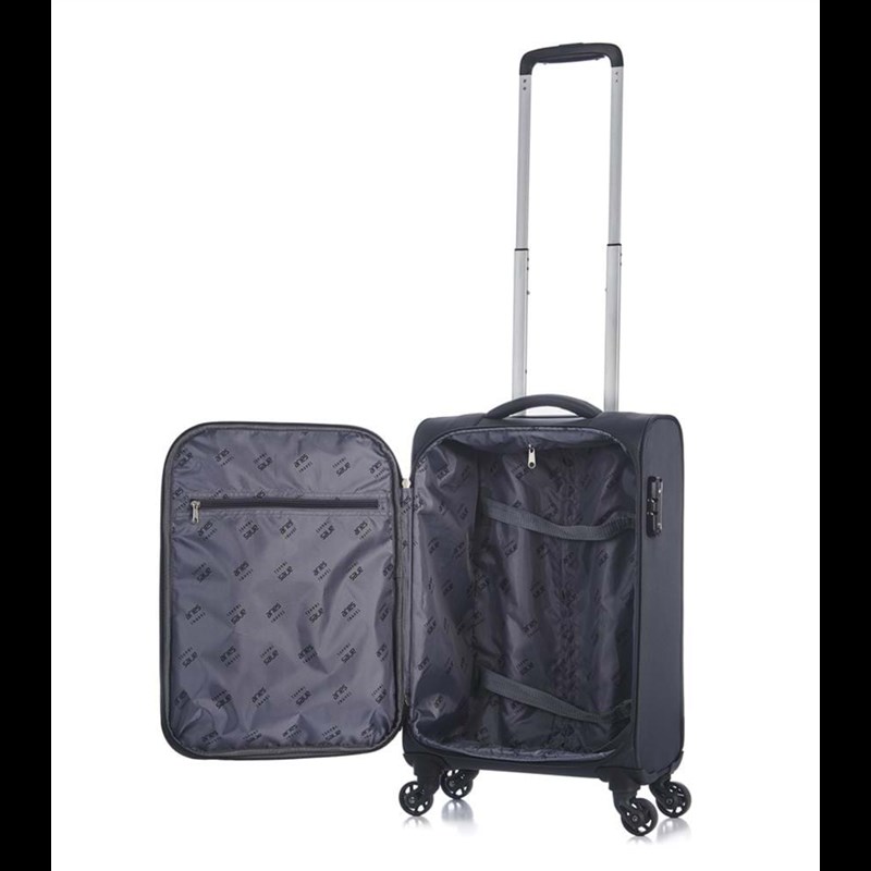 Aries Travel Kuffert Biarritz Grå 55 Cm 5