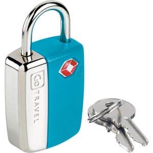 Go Travel TSA Secure Key Padlock Blå
