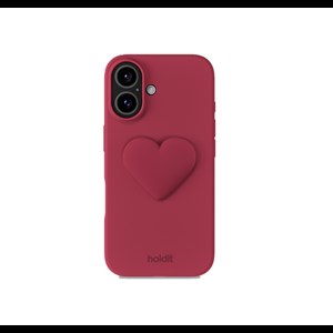 Holdit Sticker til mobilcover Heart Bordeaux