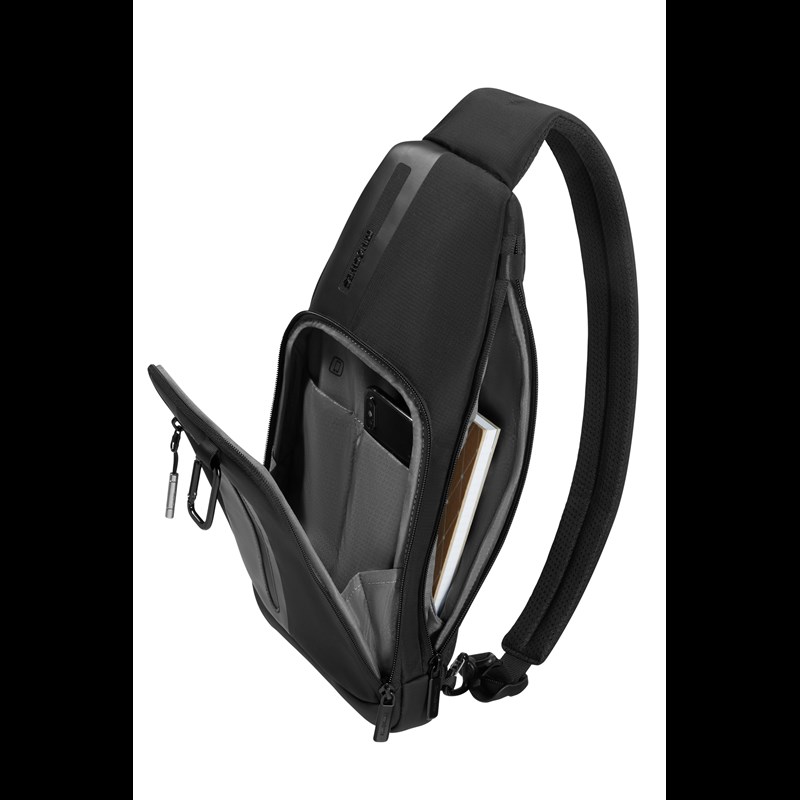 Samsonite Sling Bag Biz2go M Svart Str M 6