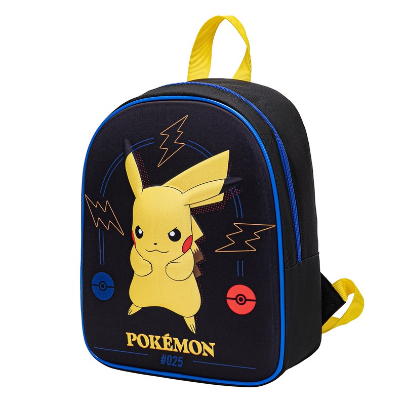 Pokèmon Rygsæk Pikachu Junior Sort- Neon 3