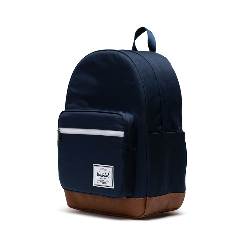 Herschel Rygsæk Pop Quiz Navy/Cognac 2