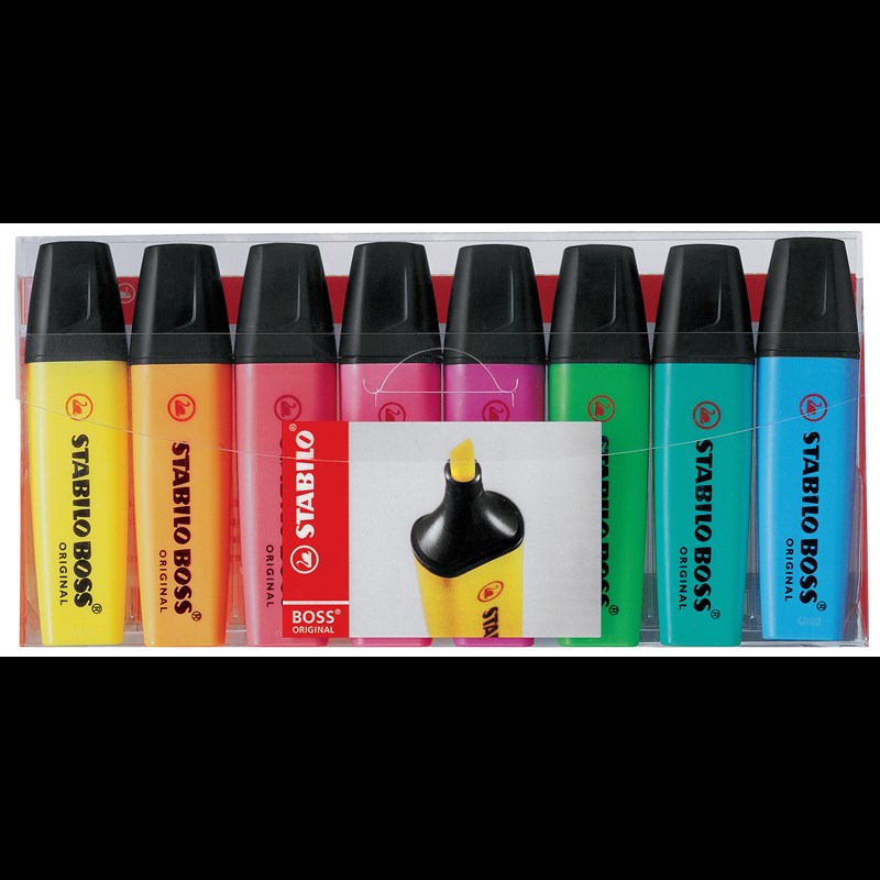 STABILO Highlighter Boss 8-pack Multi