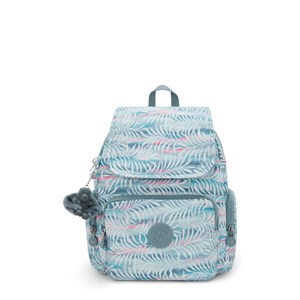 Kipling Ryggsäck City Zip S Blå med blomma