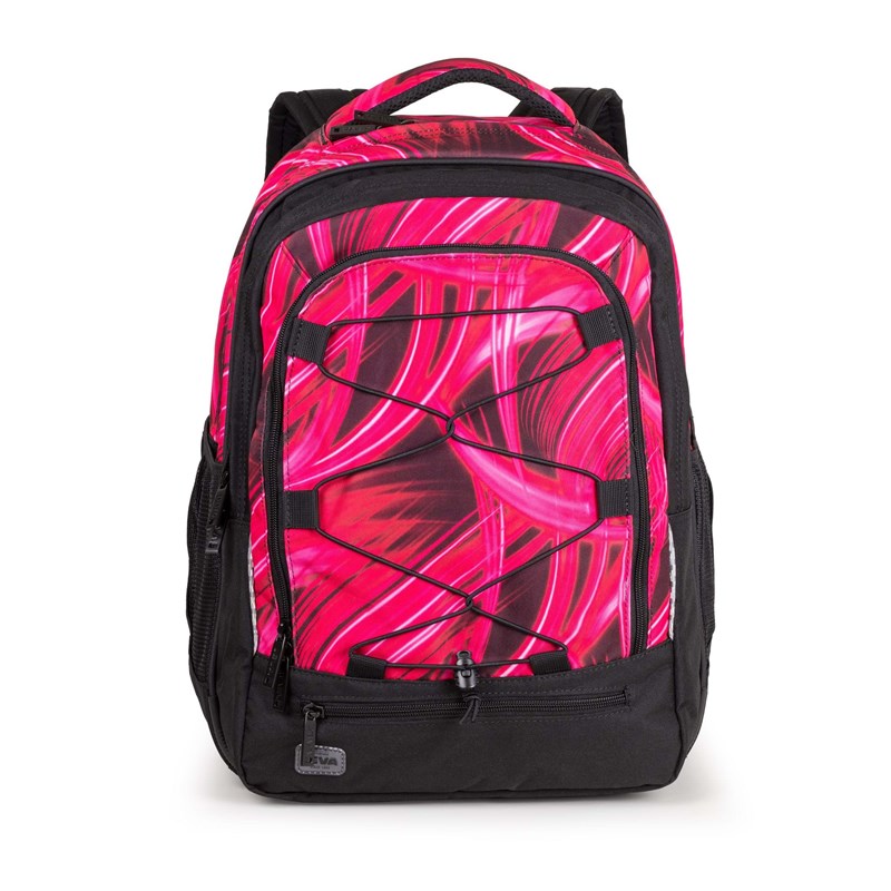 JEVA Ryggsäck Survivor Pink Lightni Svart/rosa 1