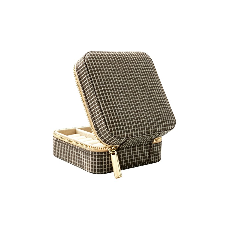 Conmé Smykkeskrin Olivia firkantet Brun/Beige 3
