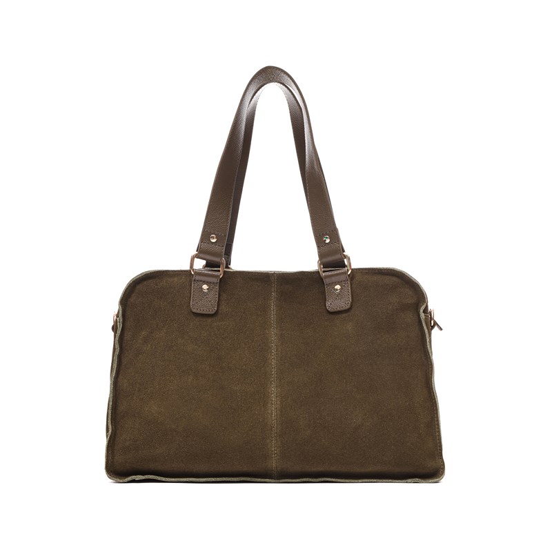 Núnoo Skuldertaske Mille  Oliven Grøn 15" 4