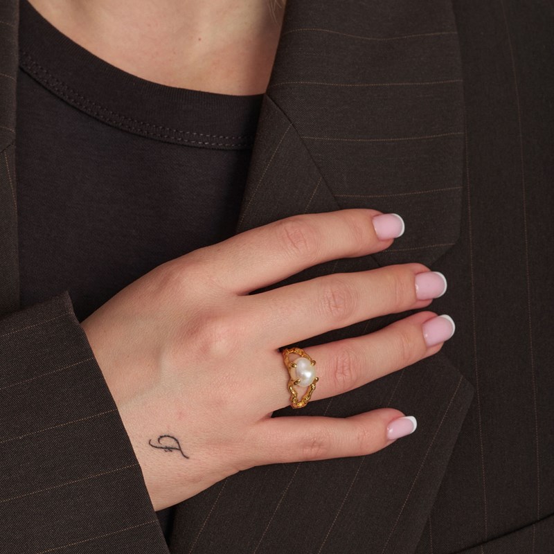 Studio Z Ring Perma Guld Str. 52 2