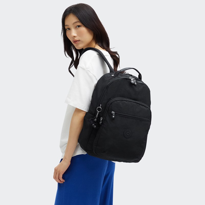 Kipling Rygsæk Seoul Lap Sort 9