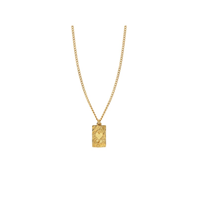 Winther Studio Halskæde Heart Helios Guld 1