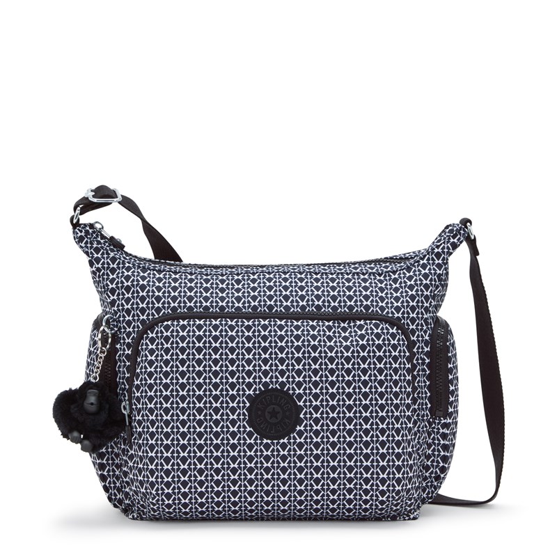 Kipling Crossbody Gabb Blå ruta 1