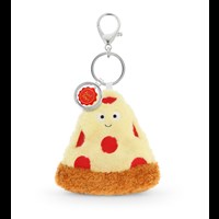 Keel Toys Bag Charm Pizza Rød/Hvid