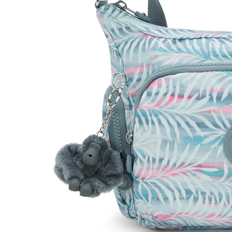 Kipling Crossbody Gabb S Blå med blomma 5