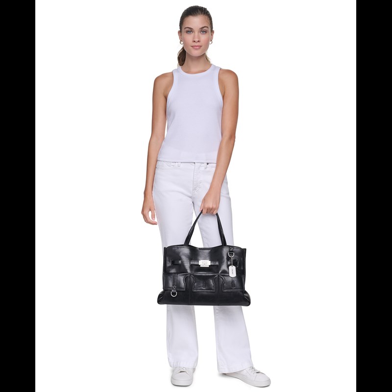 DKNY Skuldertaske Bryar LG Sort/sølv 2