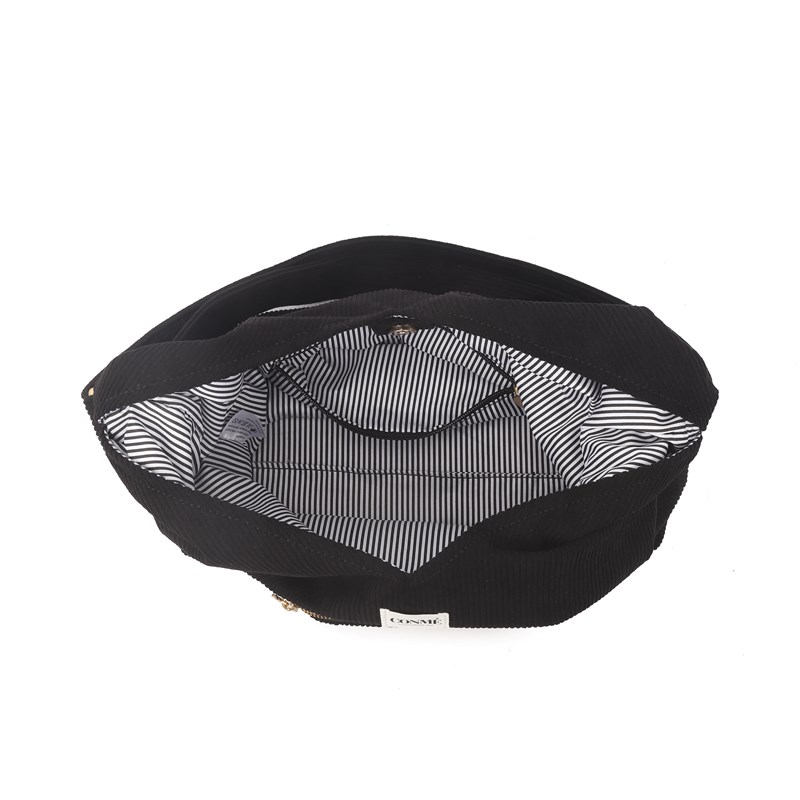 Conmé Skuldertaske Nanna pocket Sort/Sort 4