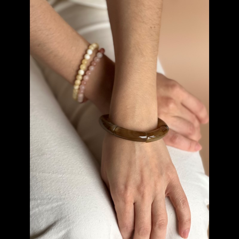 Conmé Armbånd Puzzle Caramel 2