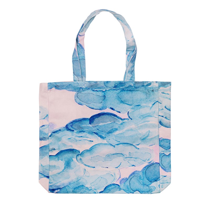 Maanesten Totebag Canvas Moonshine Blå 3