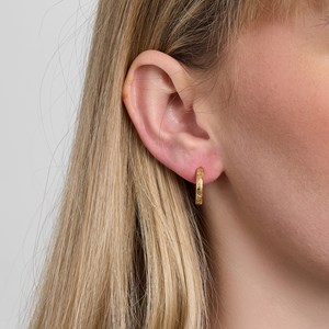 Studio Z Örhängen Creol Rime Mellan Guld alt image