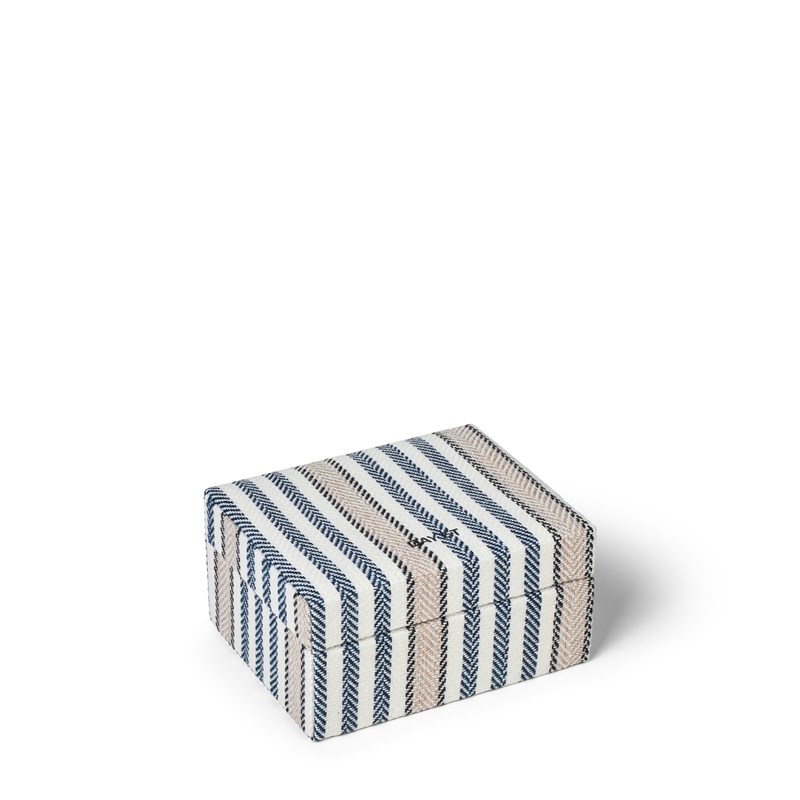 DAY ET Smykkeskrin Day Stripes Small Beige/blå 1